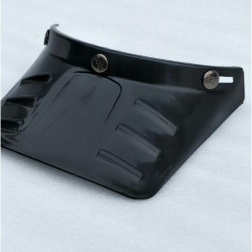 6LH Pet Duck Panjang Cap Topi Helm Retro Bogo Cargloss Moto Osbe Hitam  