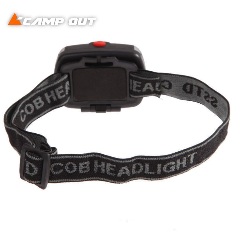 Headlamp - Senter Kepala - Senter camping - Taffled Headlamp Flashlight Waterproof LED 3 Modes COB Headlight