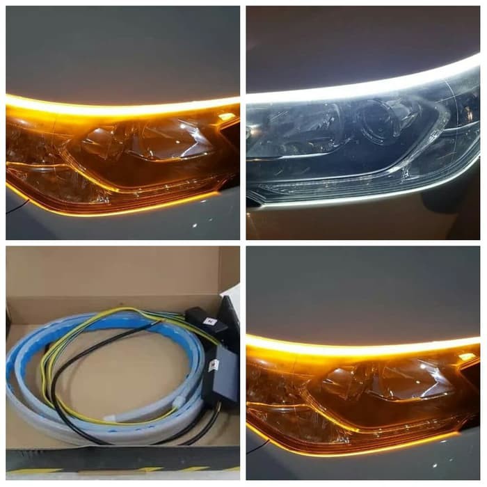 Led Alis Head lamp Waterproof Nyala Putih Kuning Mobil Ertiga