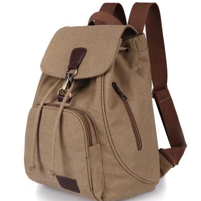 Tas Ransel Wanita GH-bag Original Tas Kanvas Tas Sekolah Tas Kerja 04