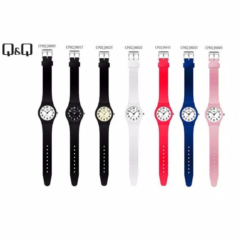 Jam tangan Unisex fashion wanita cewek pria cowok QQ QnQ Q&amp;Q CP02 CP02J ORIGINAL GARANSI ANTI AIR