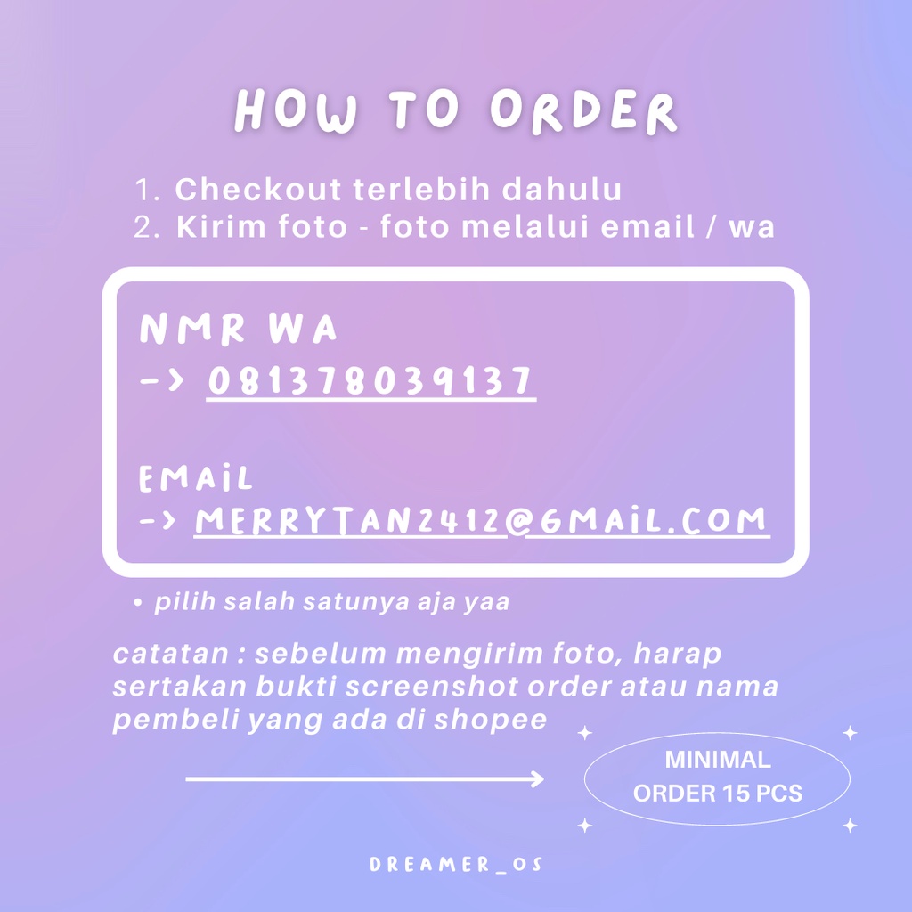 Cetak Foto Polaroid Custom Barcode Spotify