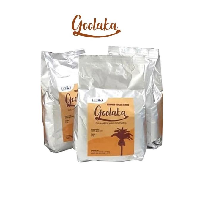 

GOOLAKA Brown Sugar Aren Premium 1Kg / Gula Brown Sugar