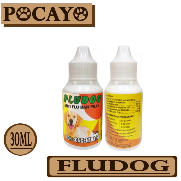 Flu Dog - Obat Flu Anjing Pilek Anjing 30ml