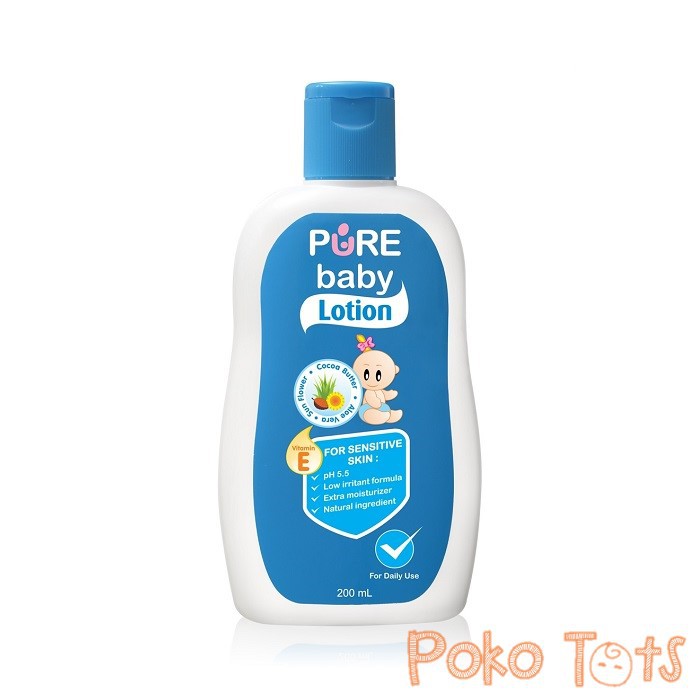 Pure Baby Lotion 200ml Kemasan Baru Pure BB WHS