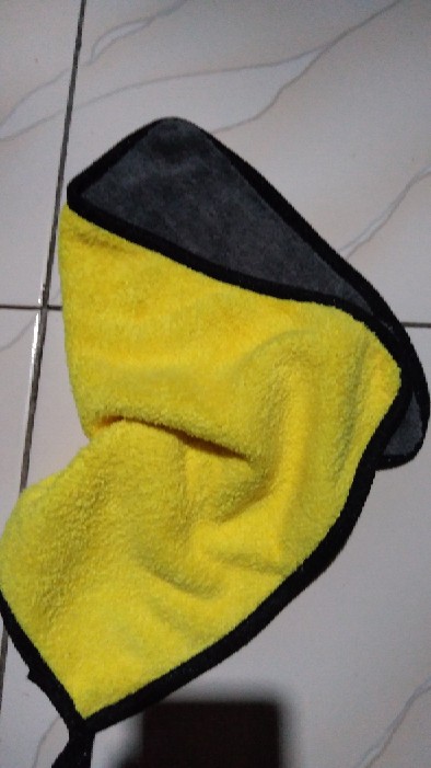 Kain Lap Mobil 2 Warna Microfiber Ukuran 30x40cm