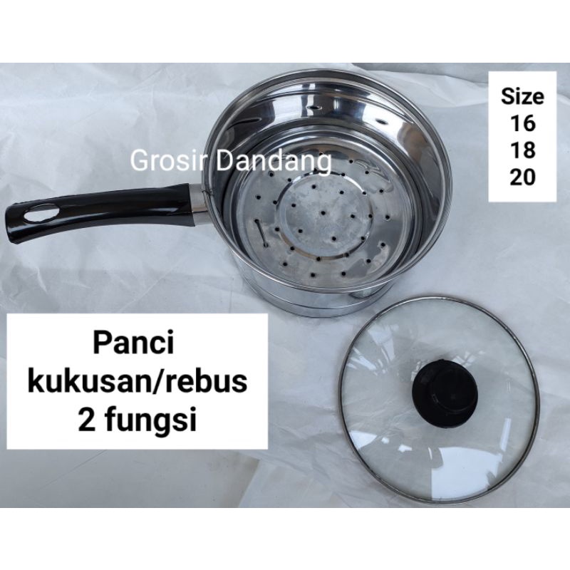 Panci Kukus/Steamer Tutup kaca