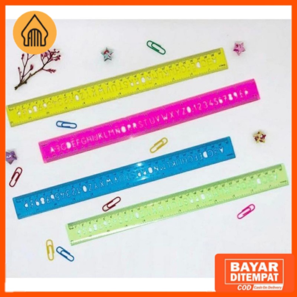 

Penggaris 30 cm yamata, batik, hutuf, motif, enter delux