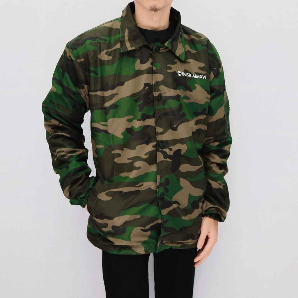 jaket coach camo bgsr jaket pria