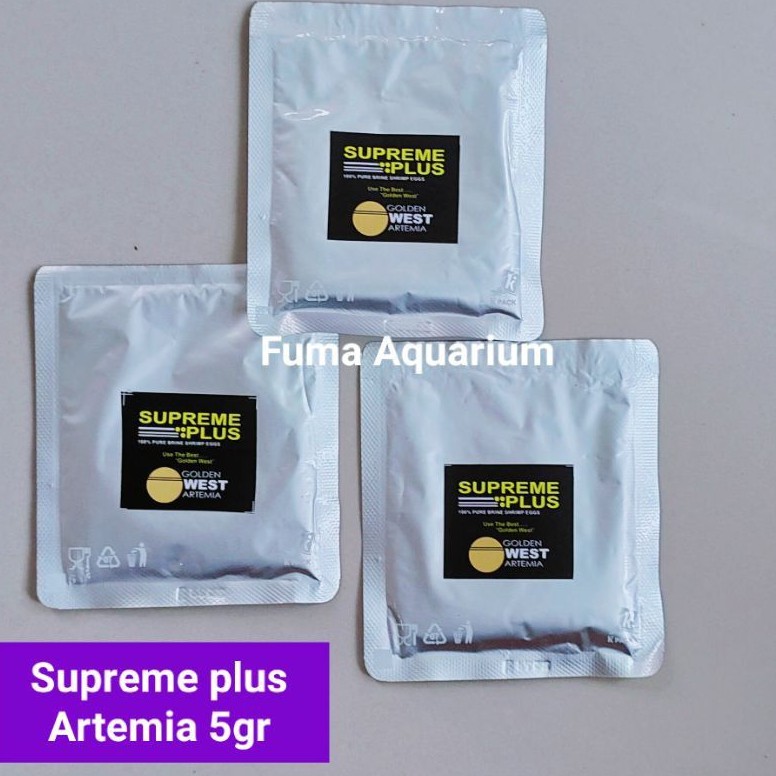 SUPREME PLUS Artemia Kultur Pakan Burayak Kemasan Sachet 5gr