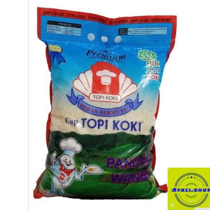 

topi koki beras pandan wangi 5 kg