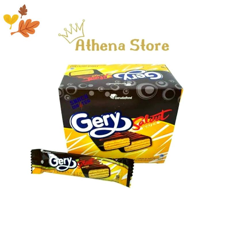 

[AS] Gerry Saluut Choco Hazelnut Box (24pcs @6gr) | Biskuit Gerry Salut Chocolate Hazelnut