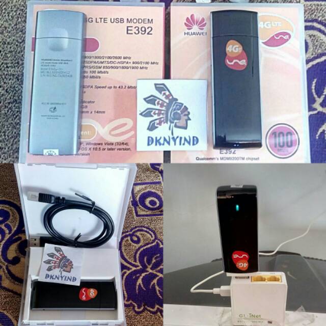 Modem 4G LTE Huawei E392 Qualcomm Dijamin Bisa & Lancar 4G All GSM