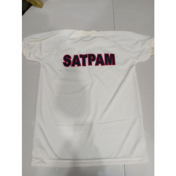 kaos sablon satpam