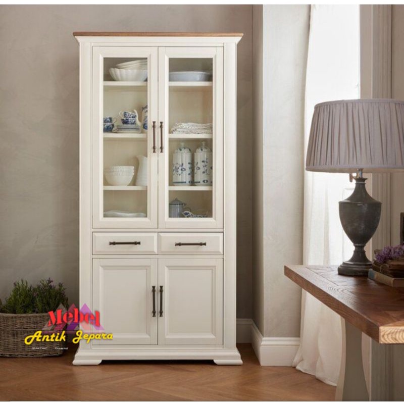 Lemari hias lemari pajangan minimalis cat duco