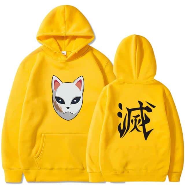 Sweater Anime DEMON SLAYER Oblong / Hoodie SABITO Jumper Pria Wanita Size S M L XL XXL XXXL