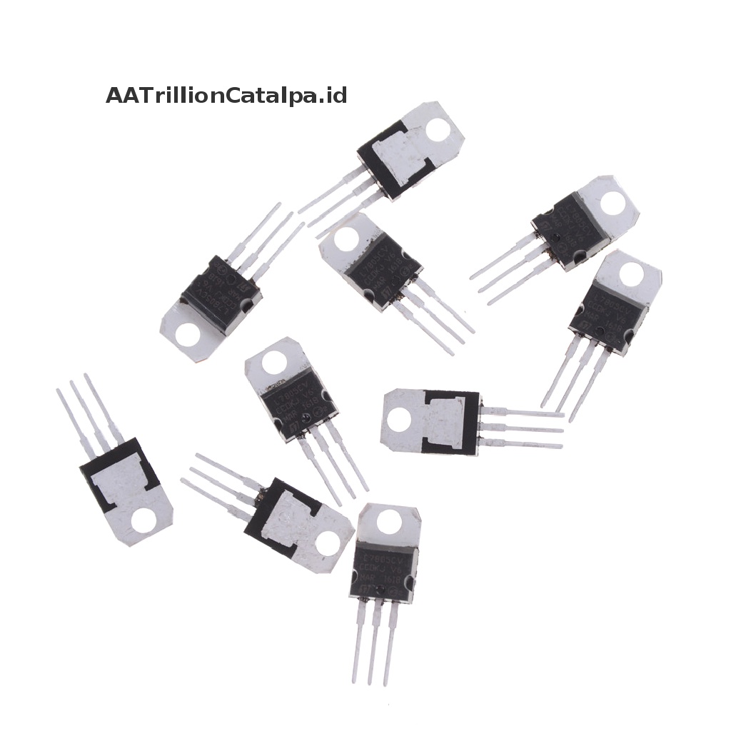 10 Pcs IC L7805CV L7805 TO-220 5V Voltage Regulator