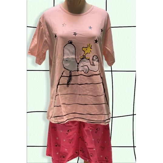 Setelan Kaos Celana Pendek Wanita