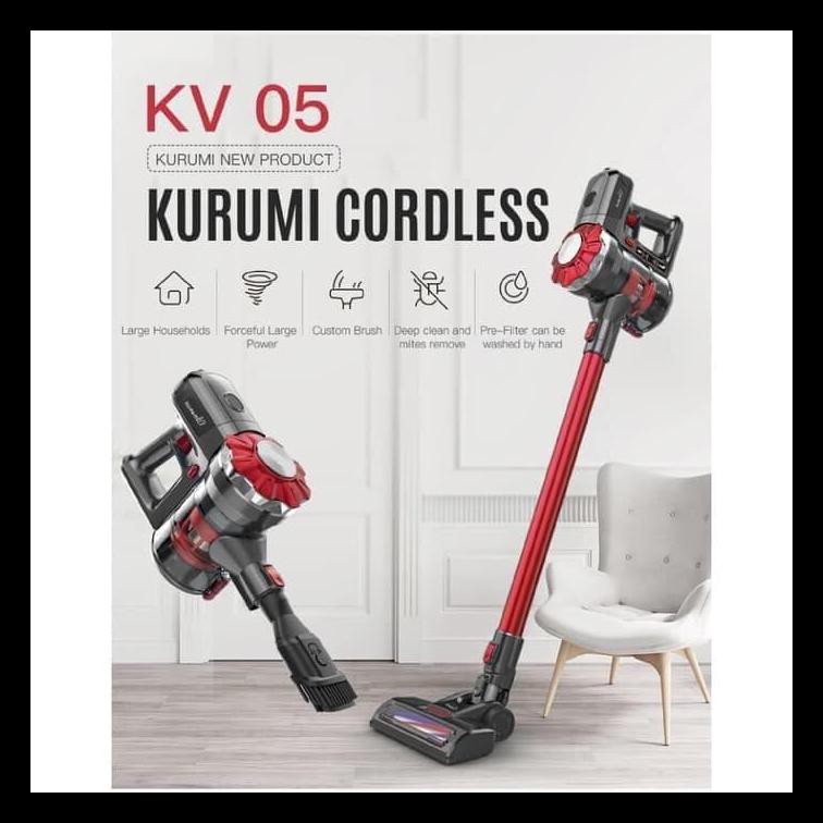 TERBARU KURUMI KV-05 CORDLESS STICK VACUUM CLEANER VACUM CLEANERS TERLARIS DAN MURAH