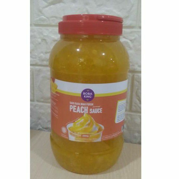 2 kg Bobaking Peach Jam (real fruit)