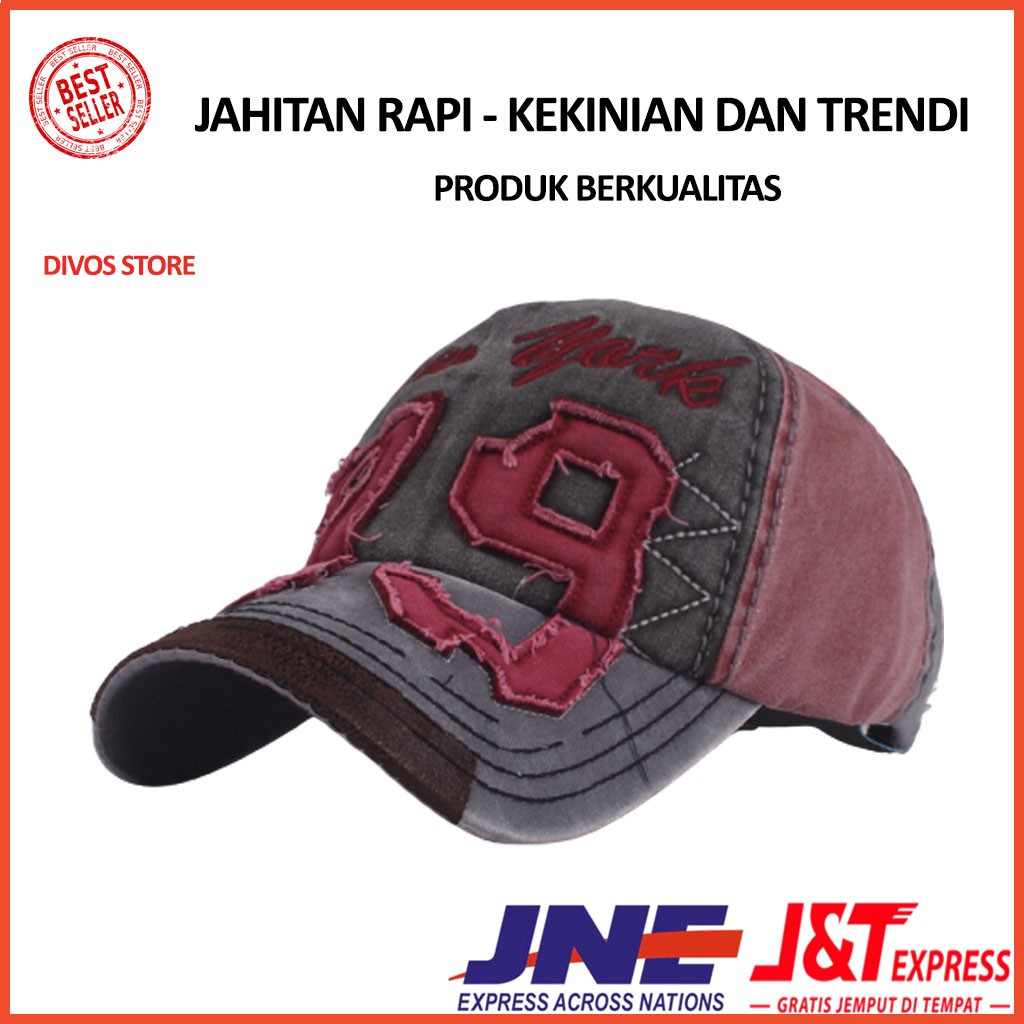 Topi Pria Distro Original Topi Baseball Cap Topi import Keren New York 79 J6J4
