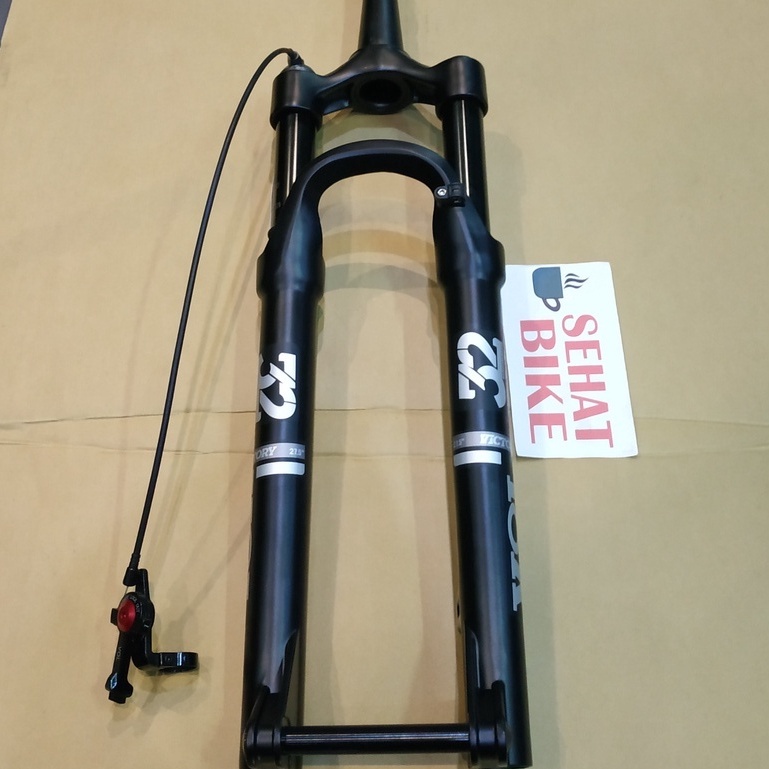 Fork Sepeda VOL 27.5 RL Air Lock Travel 120 TA Tappered Black