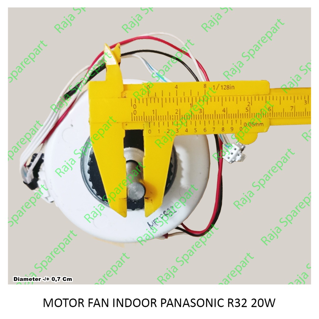 MOTOR FAN INDOOR AC PANASONIC R32 20W / DINAMO KIPAS INDOOR AC PANASONIC R32 20W ( UKURAN ADA DI GAMBAR )