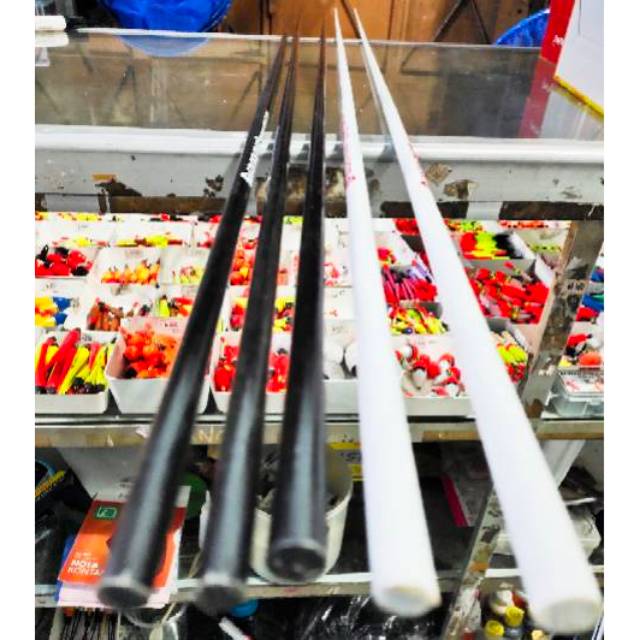 Stik Micro Mikro Fiber Tebal Kaku SIDAT 120 cm Atasan Joran Pancing Belut