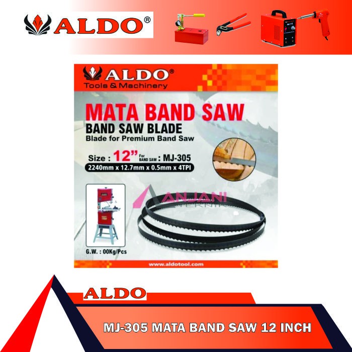 ALDO MJ 305 MATA BANDSAW 12INCH BAND BEND SAW GERGAJI KAYU 12 INCH MJ305