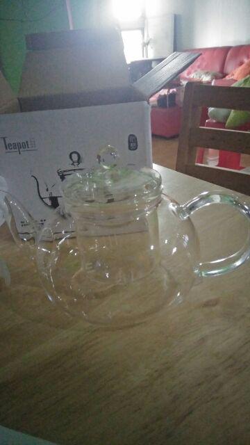 400ml Heat-resistant Teapot Glass Kettle With Removable Infuser