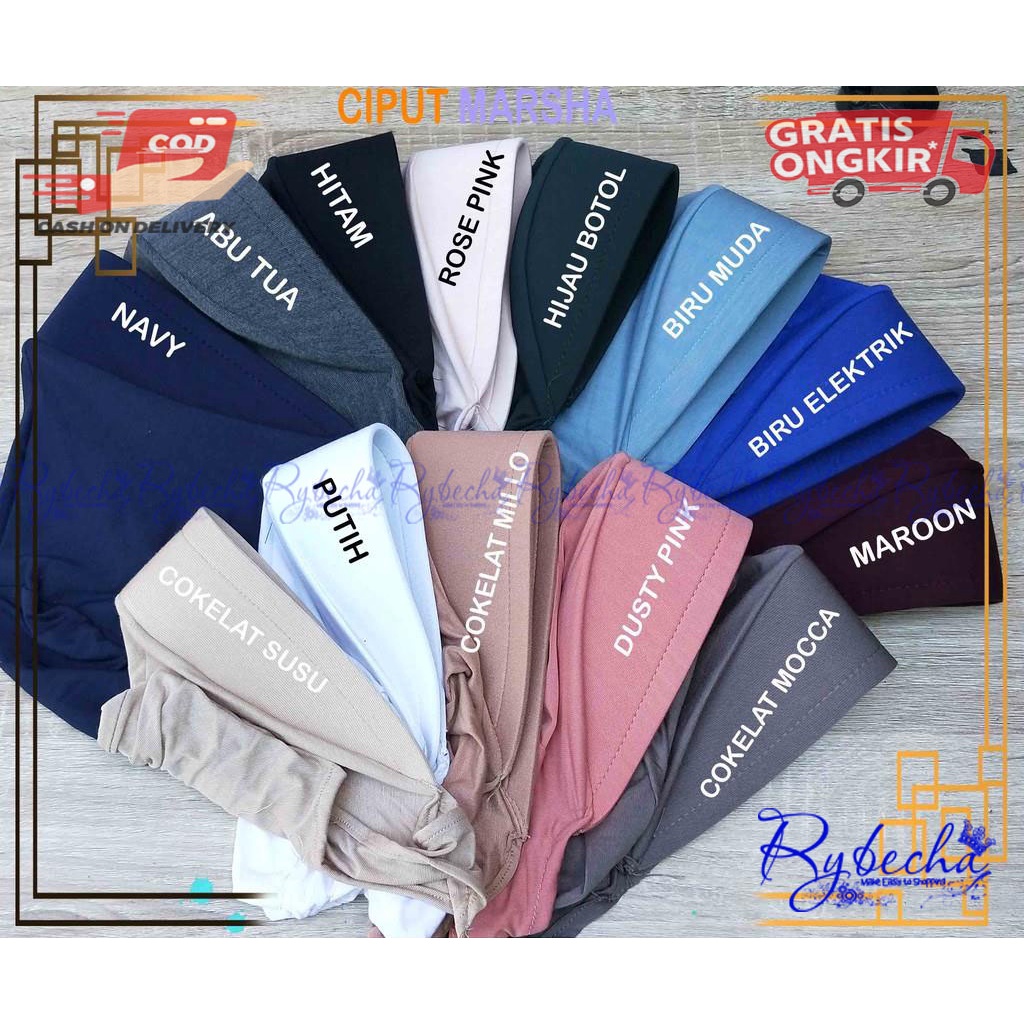 Ciput Topi Marsha Pad Antem tanpa Cepol
