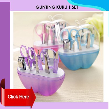 Gunting Kuku Bayi Set | Souvenir Gunting Kuku Set Model Apel