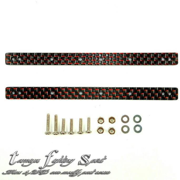 DISKON Rep Tamiya 95008 HG Carbon Reinforcing Plate / Stick Red Lame (SC05) Terlaris