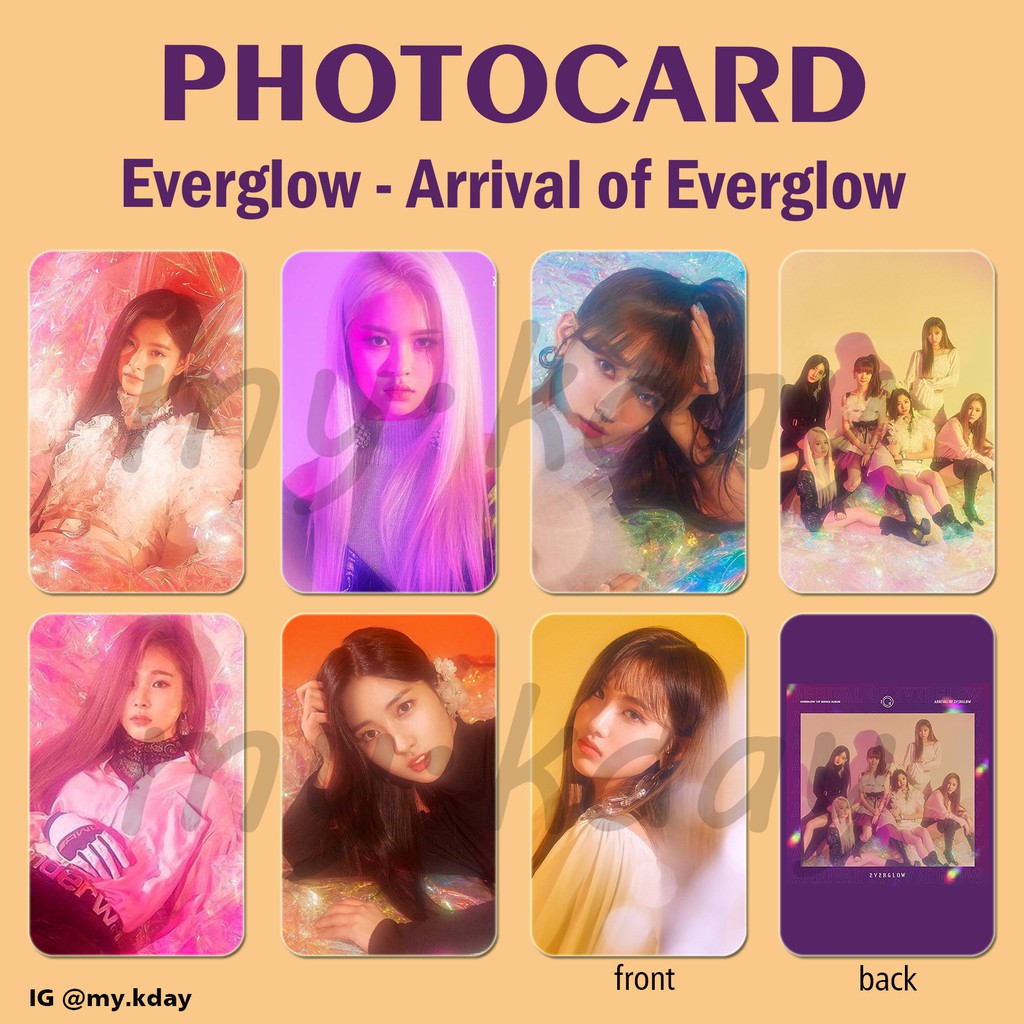 PC-0016, Unofficial Photocard Everglow Arrival of Everglow 2 sisi