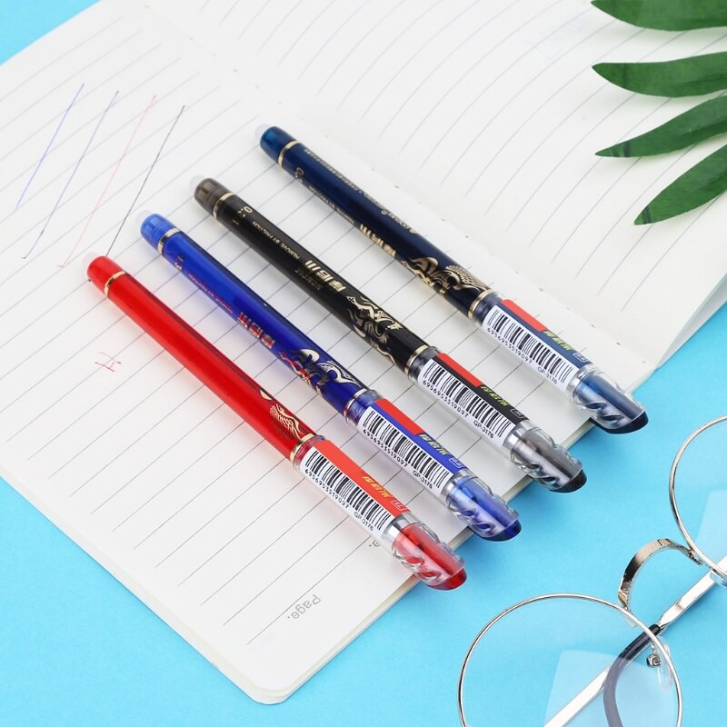 

Free Ongkir ya 0.38mm Erasable Gel Pen With Blue Red Black Refills School Office Stationery qiang