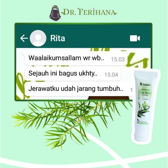 MASKER WAJAH - FACE MASK TEA TREE PEEL OFF GEL DR. FERIHANA SCINCARE