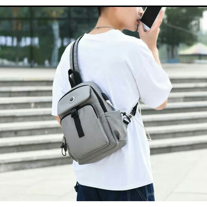 NIQABIS TAS WAISTBAG PRIA GERADO TAS SELEMPANG PRIA MURAH TAS PERGI COWOK CASUAL REMAJA DEWASA