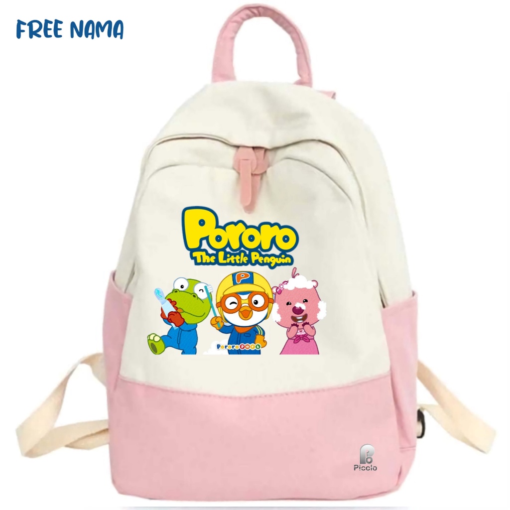 Tas Sekola Anak-anak SD Tas Backpack pororo the little penguin