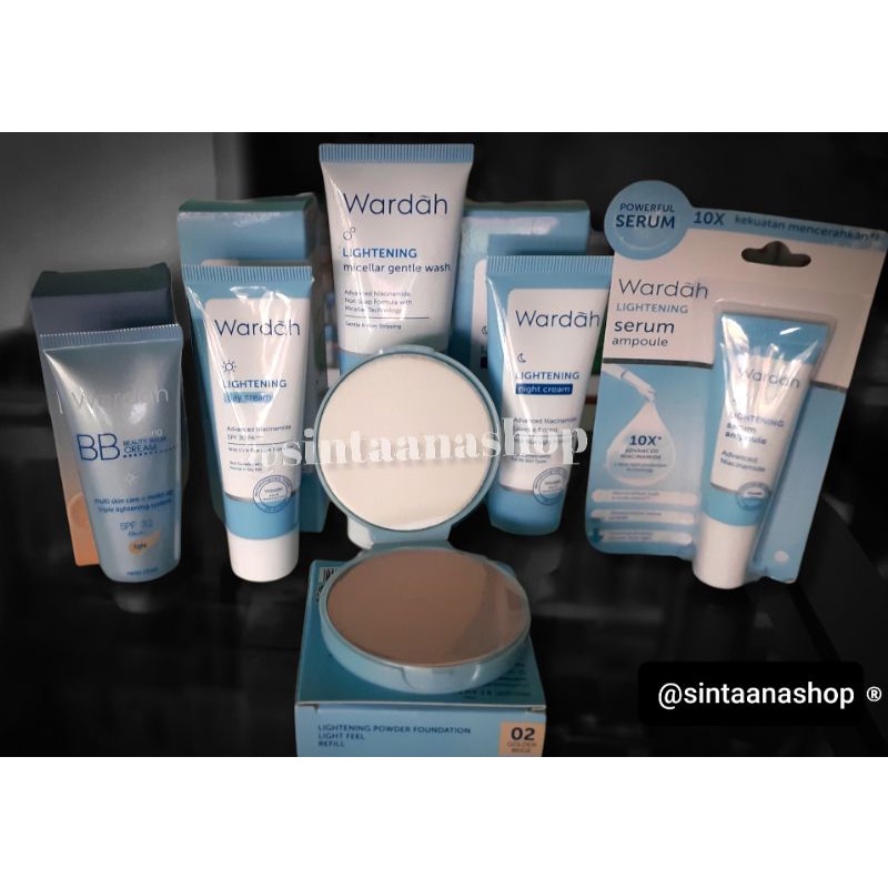 Paket Wardah Kosmetik | Wardah Lightening Series 6in1