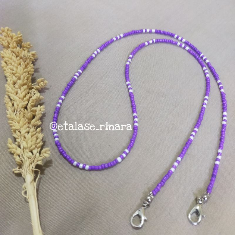 kalung masker / tali masker / lanyard masker / strap masker hijab / bisa untuk kalung dan gelang
