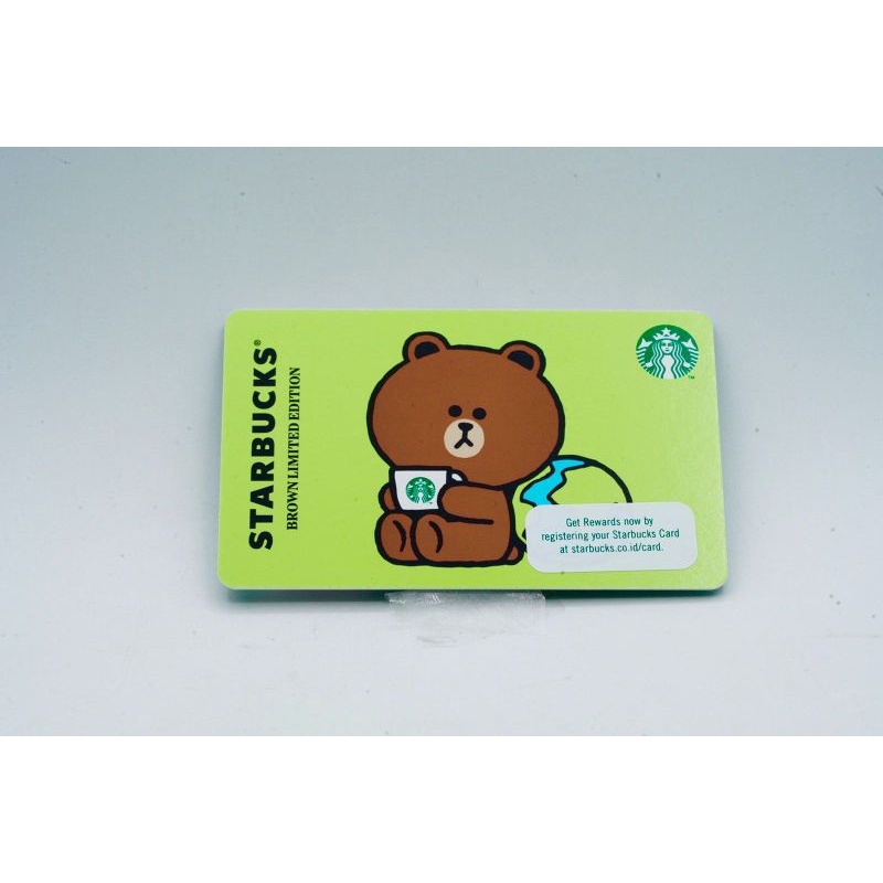 Kartu Starbucks Card Line Friends Brown Edition Indonesia
