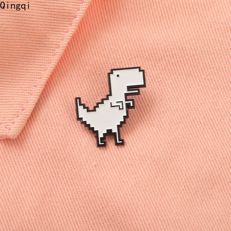 Bros Pin Enamel Desain Dinosaurus Tyrannosaurus Rex Untuk Aksesoris Ransel Topi Wanita