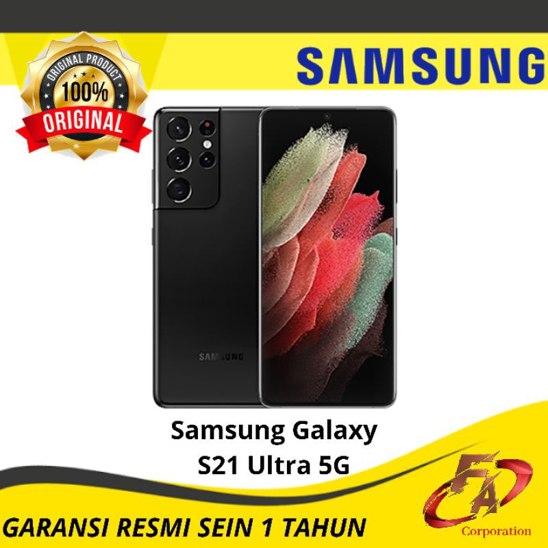 Samsung Galaxy S21 Ultra RAM 16/512GB - Garansi Resmi Samsung Indonesia