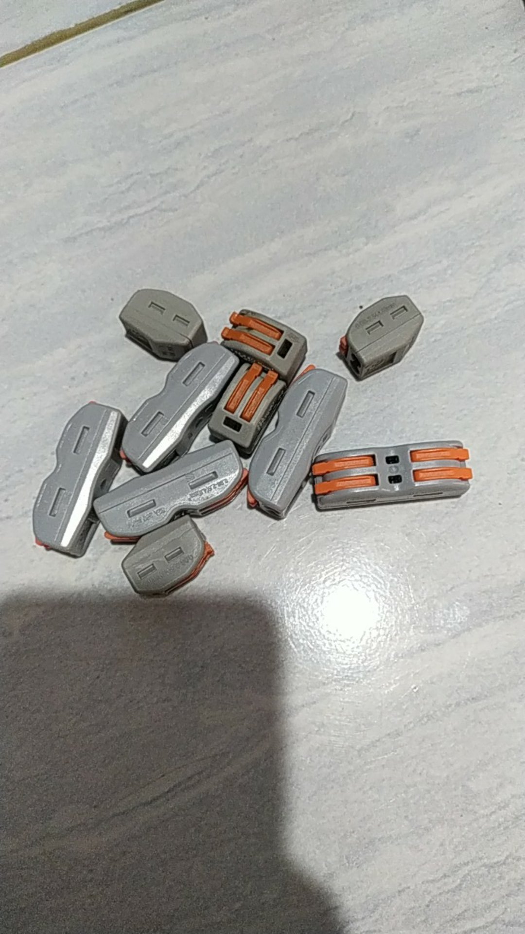 Wago Model Pct-212 Connector 2 Wire Compact Terminal Block Lever Cage Clamp 2p