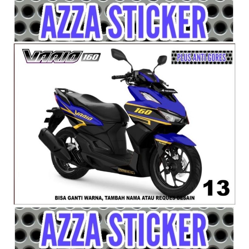 Stiker Dekal Vario 160  Decal Motor Vario 160 Full body Sticker Decal Motor Vario 160 Dekal Motor Va