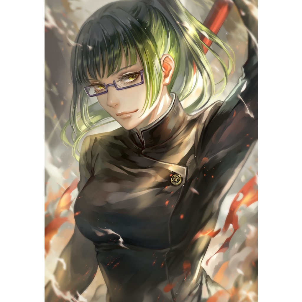 POSTER JUJUTSU KAISEN (12 Free 1) - POSTER ANIME - POSTER CUSTOM-JJKS 11