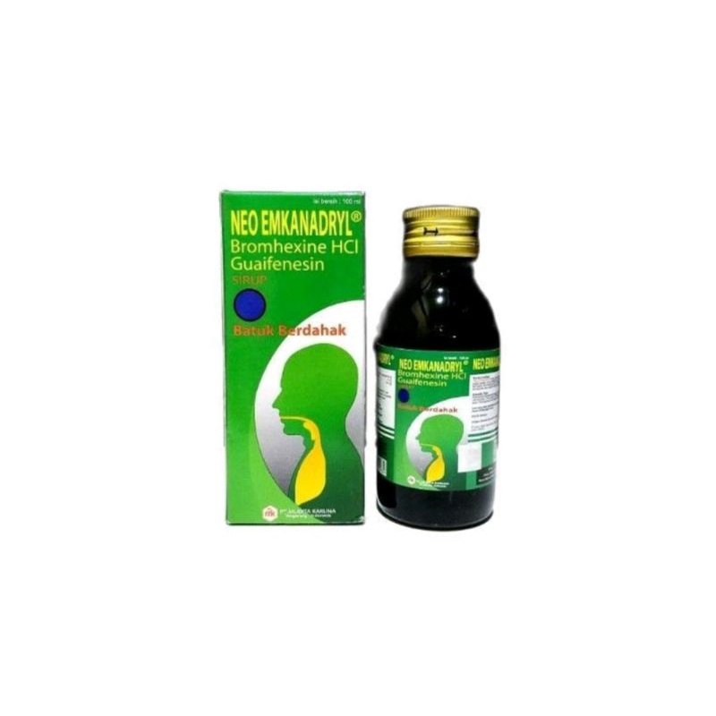 Emkanadryl sirup ( obat batuk disertai gatal )