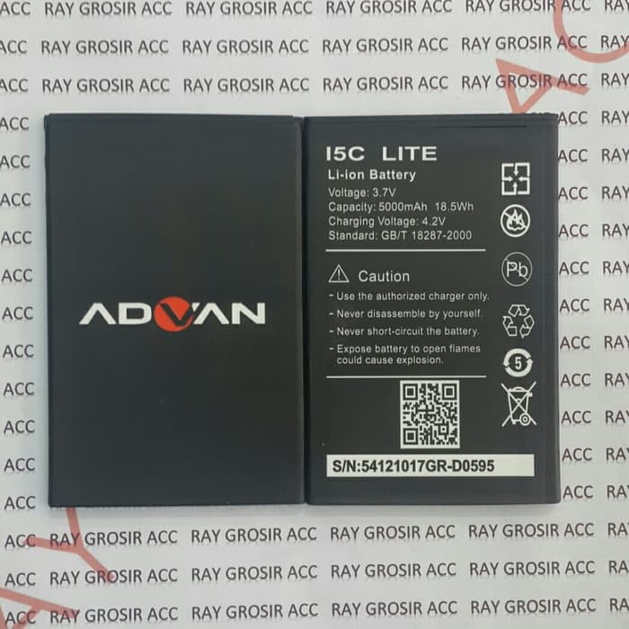 Baterai Original Double Power ADVAN I5C Lite 5 inchi , i5C Duo