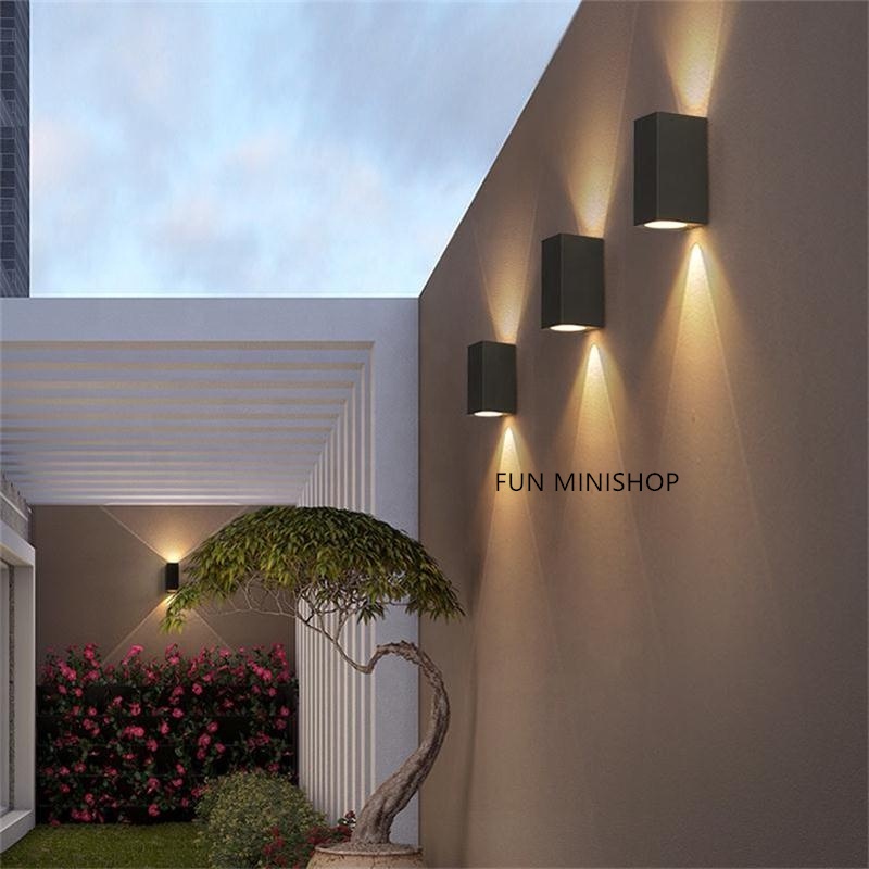 LAMPU DINDING MINIMALIS mr16 OUTDOOR WALL LAMP LAMPU DINDING TEMPEL