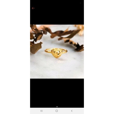 cincin hati emas asli kadar 700